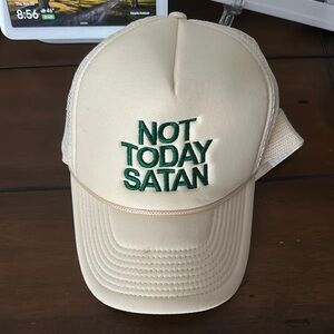 “Not Today Satan” trucker hat